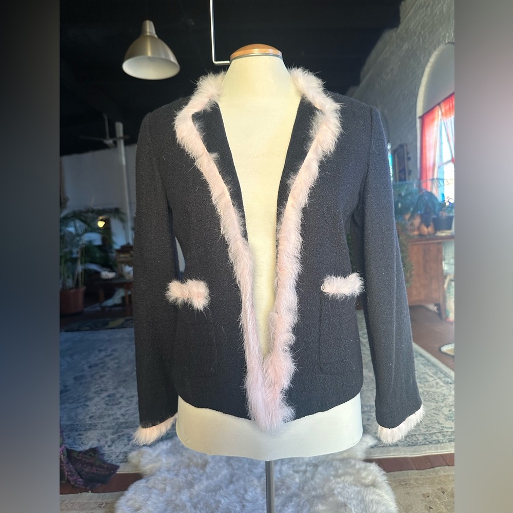 Pink Fur and Leopard Interior Jacket